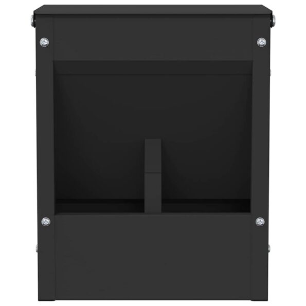 vidaXL Kŕmidlo pre králiky Čierna 20 x 12,5 x 25 cm – Obrázok 5