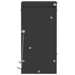 vidaXL Kŕmidlo pre králiky Čierna 20 x 12,5 x 25 cm – Obrázok 6