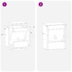 vidaXL Kŕmidlo pre králiky Strieborná 20 x 12,5 x 25 cm – Obrázok 13