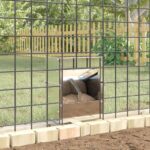 vidaXL Kŕmidlo pre králiky Strieborná 20 x 12,5 x 25 cm – Obrázok 4