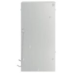 vidaXL Kŕmidlo pre králiky Strieborná 20 x 12,5 x 25 cm – Obrázok 6