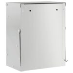 vidaXL Kŕmidlo pre králiky Strieborná 20 x 12,5 x 25 cm – Obrázok 7
