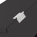 vidaXL Kŕmidlo pre králiky Čierna 64.5 x 25.5 x 45.5 cm – Obrázok 9