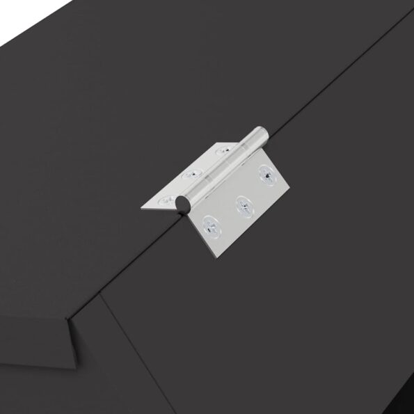 vidaXL Kŕmidlo pre králiky Čierna 64.5 x 25.5 x 45.5 cm – Obrázok 9