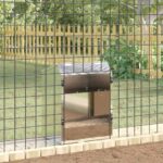 vidaXL Kŕmidlo pre králiky Strieborná 64.5 x 25.5 x 45.5 cm – Obrázok 4