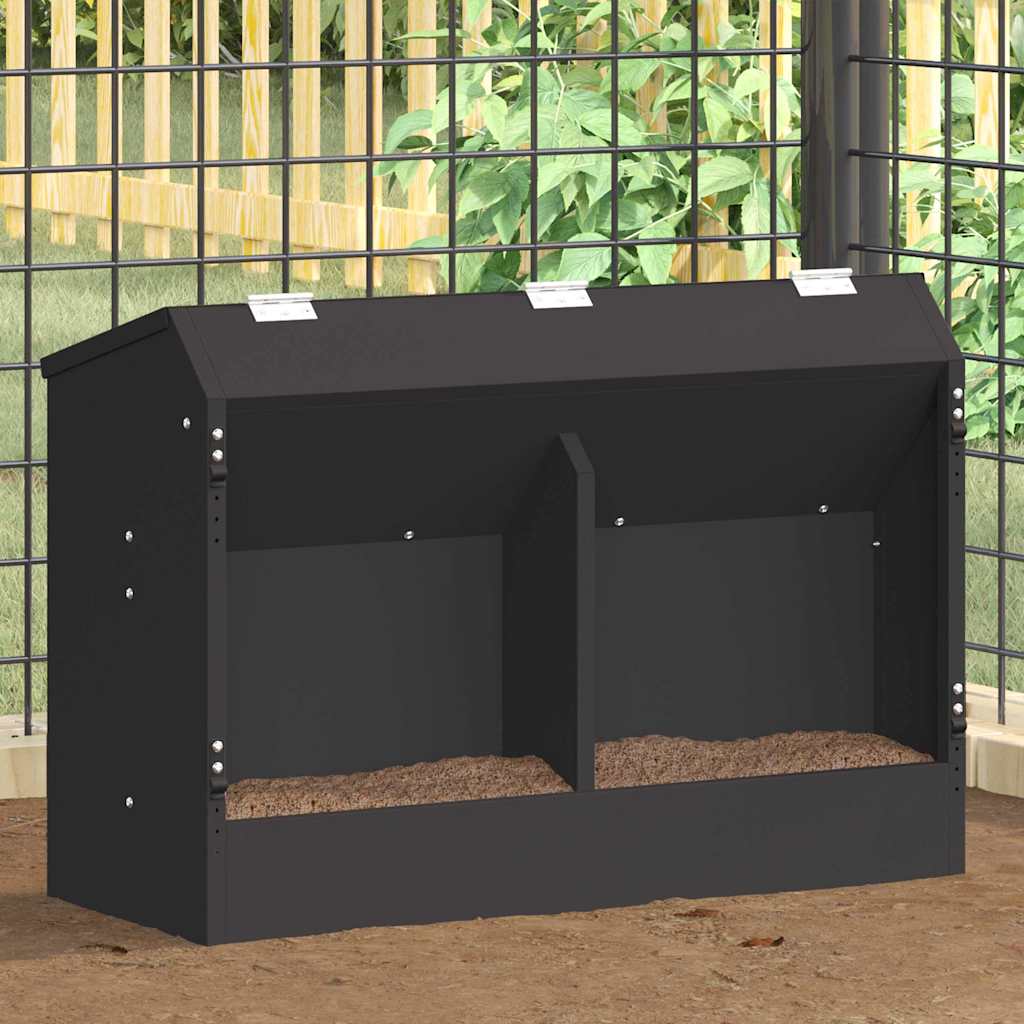 874594_1.jpg vidaXL Kŕmidlo pre králiky Čierna 64.5 x 25.5 x 45.5 cm – Obrázok 1