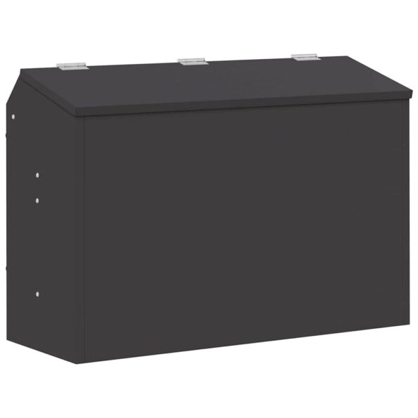 vidaXL Kŕmidlo pre králiky Čierna 64.5 x 25.5 x 45.5 cm – Obrázok 7