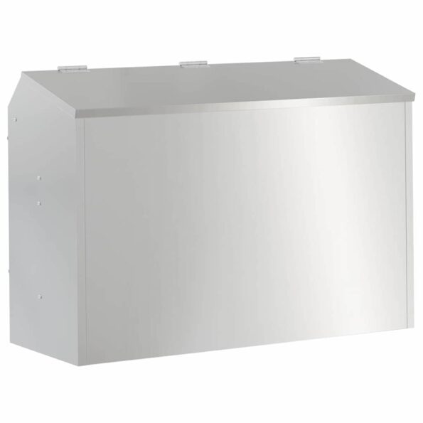 vidaXL Kŕmidlo pre králiky Strieborná 64.5 x 25.5 x 45.5 cm – Obrázok 7