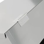 vidaXL Kŕmidlo pre králiky Strieborná 64.5 x 25.5 x 45.5 cm – Obrázok 9