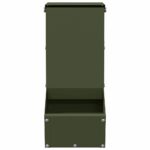 vidaXL Kŕmidlo pre králiky Olivová zelená 17.5 x 26 x 28.5 cm – Obrázok 4