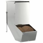 vidaXL Kŕmidlo pre králiky Strieborná 12,5 x 26 x 28,5 cm – Obrázok 3
