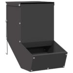 vidaXL Kŕmidlo pre králiky Čierna 17,5 x 26 x 28,5 cm – Obrázok 2