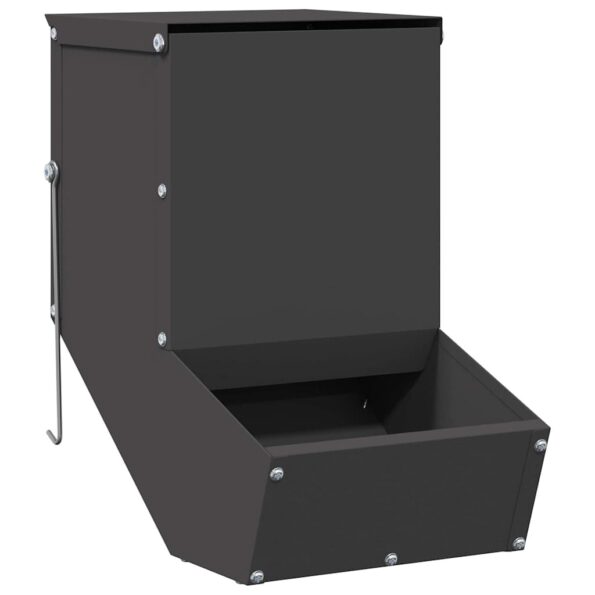 vidaXL Kŕmidlo pre králiky Čierna 17,5 x 26 x 28,5 cm – Obrázok 2