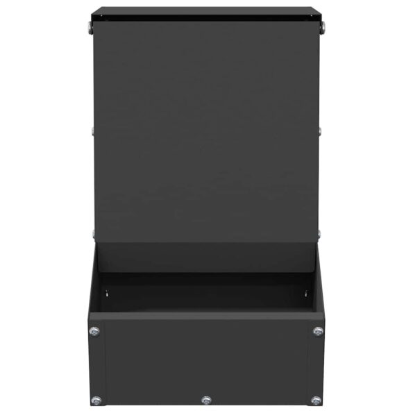 vidaXL Kŕmidlo pre králiky Čierna 17,5 x 26 x 28,5 cm – Obrázok 4
