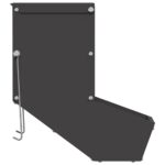 vidaXL Kŕmidlo pre králiky Čierna 17,5 x 26 x 28,5 cm – Obrázok 5