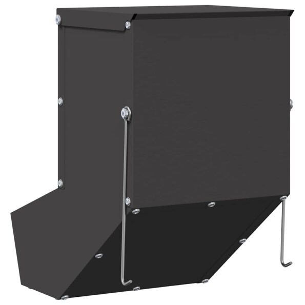 vidaXL Kŕmidlo pre králiky Čierna 17,5 x 26 x 28,5 cm – Obrázok 6