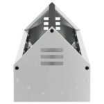 vidaXL Krmná žľab pre slede Strieborná 108 x 20,5 x 20 cm – Obrázok 6