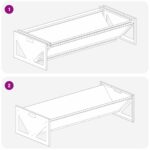 vidaXL Žľab na krmivo pre hospodárske zvieratá Olivová zelená – Obrázok 8