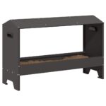 vidaXL Krmná žľab pre slede Čierna 81 x 32 x 53,5 cm – Obrázok 3