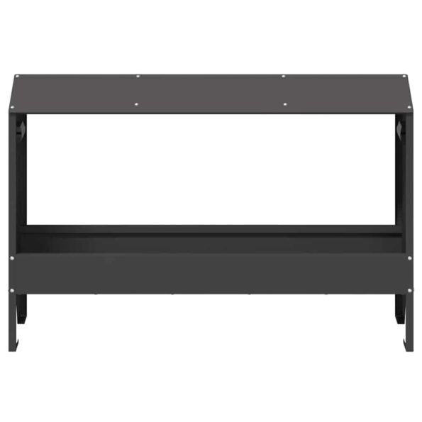 vidaXL Krmná žľab pre slede Čierna 81 x 32 x 53,5 cm – Obrázok 5
