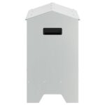 vidaXL Krmná žľab pre slede Strieborná 81 x 32 x 53,5 cm – Obrázok 6