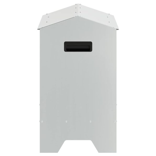 vidaXL Krmná žľab pre slede Strieborná 81 x 32 x 53,5 cm – Obrázok 6