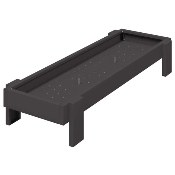 vidaXL Krmná žľab pre slede Čierna 80 x 28 x 13.5 cm – Obrázok 2