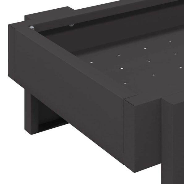 vidaXL Krmná žľab pre slede Čierna 80 x 28 x 13.5 cm – Obrázok 9