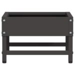 vidaXL Krmítko pre vtáky Čierna 80 x 28 x 13.5 cm Studenokoľajná oceľ – Obrázok 6