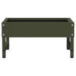 vidaXL Krmítko pre vtáky Olivová zelená 80 x 28 x 13.5 cm – Obrázok 6