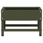 vidaXL Krmítko pre vtáky Olivová zelená 80 x 28 x 13.5 cm – Obrázok 8