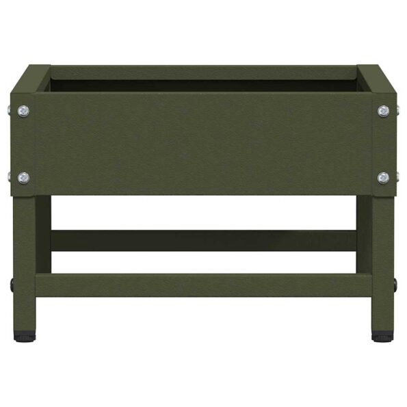 vidaXL Krmítko pre vtáky Olivová zelená 80 x 28 x 13.5 cm – Obrázok 8