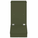 vidaXL Feeder pre prasatá Olivová zelená 55 x 38 x 76 cm – Obrázok 4