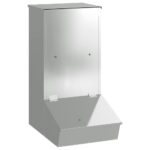 vidaXL Feeder pre prasatá Strieborná 55 x 51 x 91.5 cm – Obrázok 2