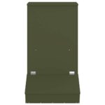 vidaXL Feeder pre prasatá Olivová zelená 55 x 51 x 91.5 cm – Obrázok 4