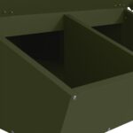 vidaXL Feeder pre prasatá Olivová zelená 55 x 51 x 91.5 cm – Obrázok 7