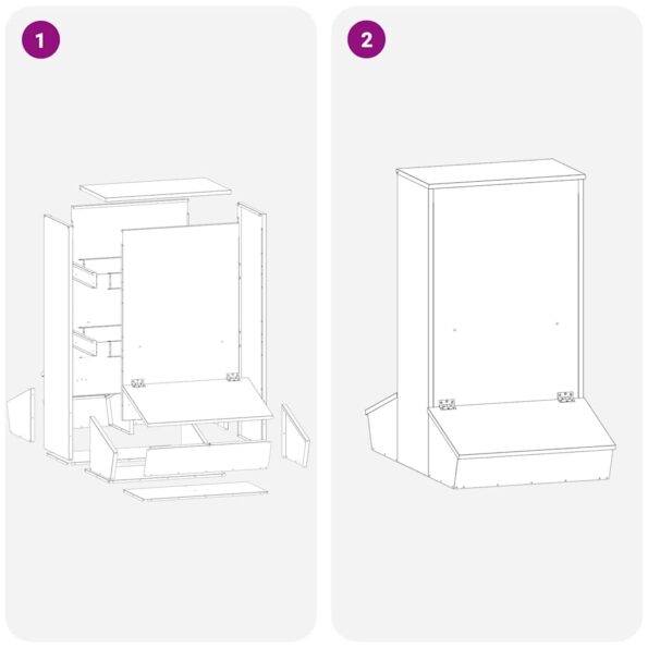 vidaXL Feeder pre prasatá Strieborná 55 x 51 x 91.5 cm – Obrázok 12
