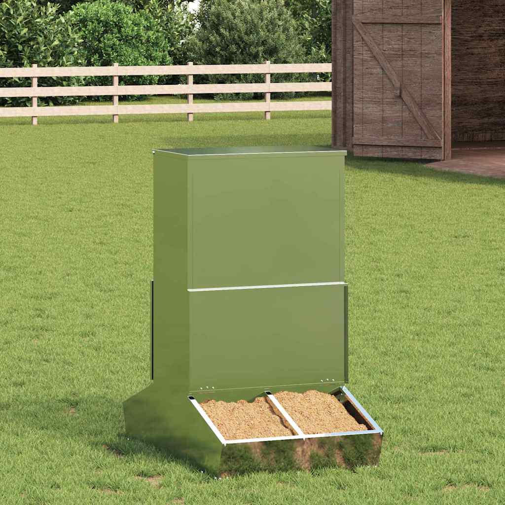 874644_1.jpg vidaXL Feeder pre prasatá Strieborná 82 x 51 x 91,5 cm – Obrázok 1