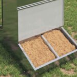 vidaXL Feeder pre prasatá Strieborná 82 x 51 x 91,5 cm – Obrázok 3