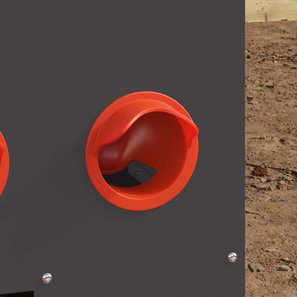 vidaXL Kŕmidlo pre kurčatá Čierna 60.5 x 29 x 51 cm – Obrázok 3