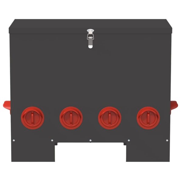 vidaXL Kŕmidlo pre kurčatá Čierna 60.5 x 29 x 51 cm – Obrázok 5