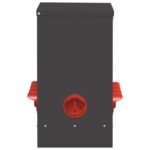 vidaXL Kŕmidlo pre kurčatá Čierna 60.5 x 29 x 51 cm – Obrázok 6