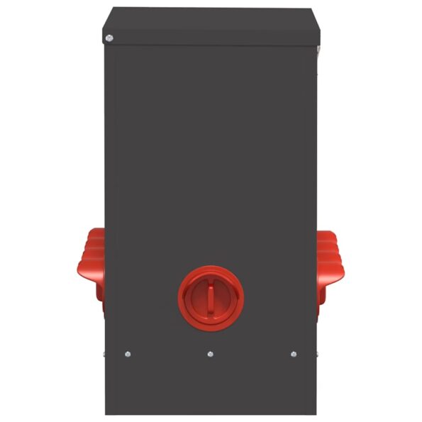 vidaXL Kŕmidlo pre kurčatá Čierna 60.5 x 29 x 51 cm – Obrázok 6