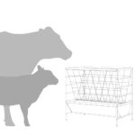 vidaXL Kŕmidlo pre hospodárske zvieratá Strieborná 100 x 60 x 90 cm – Obrázok 10