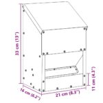 vidaXL Kŕmidlo pre kurčatá Olivová zelená 21 x 16 x 33 cm – Obrázok 12