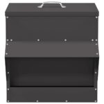 vidaXL Kŕmidlo pre kurčatá Čierna 40,5 x 45 x 41 cm – Obrázok 5