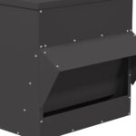 vidaXL Kŕmidlo pre kurčatá Čierna 40,5 x 45 x 41 cm – Obrázok 7
