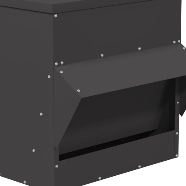 vidaXL Kŕmidlo pre kurčatá Čierna 40,5 x 45 x 41 cm – Obrázok 7