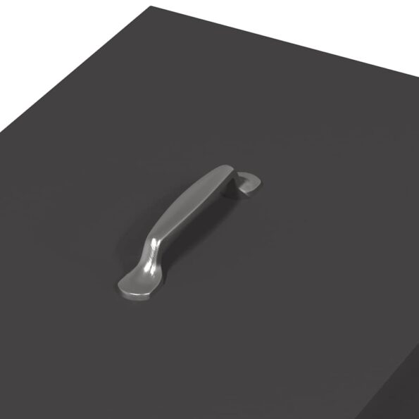 vidaXL Kŕmidlo pre kurčatá Čierna 40,5 x 45 x 41 cm – Obrázok 8