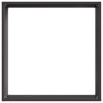 vidaXL Obrubník trávnika Čierna 40 x 40 x 13 cm Oceľ – Obrázok 4